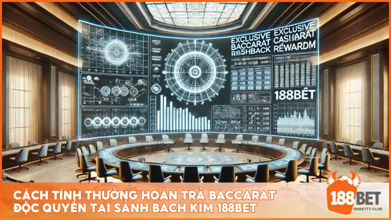 Cách tính thưởng Hoàn Trả Baccarat Độc Quyền Tại Sảnh Bạch Kim 188BET