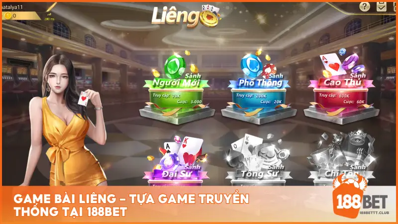 Game bài Liêng – Tựa game truyền thống tại 188BET