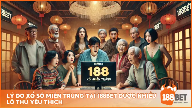 Lý do xổ số miền Trung tại 188Bet được nhiều người yêu thích